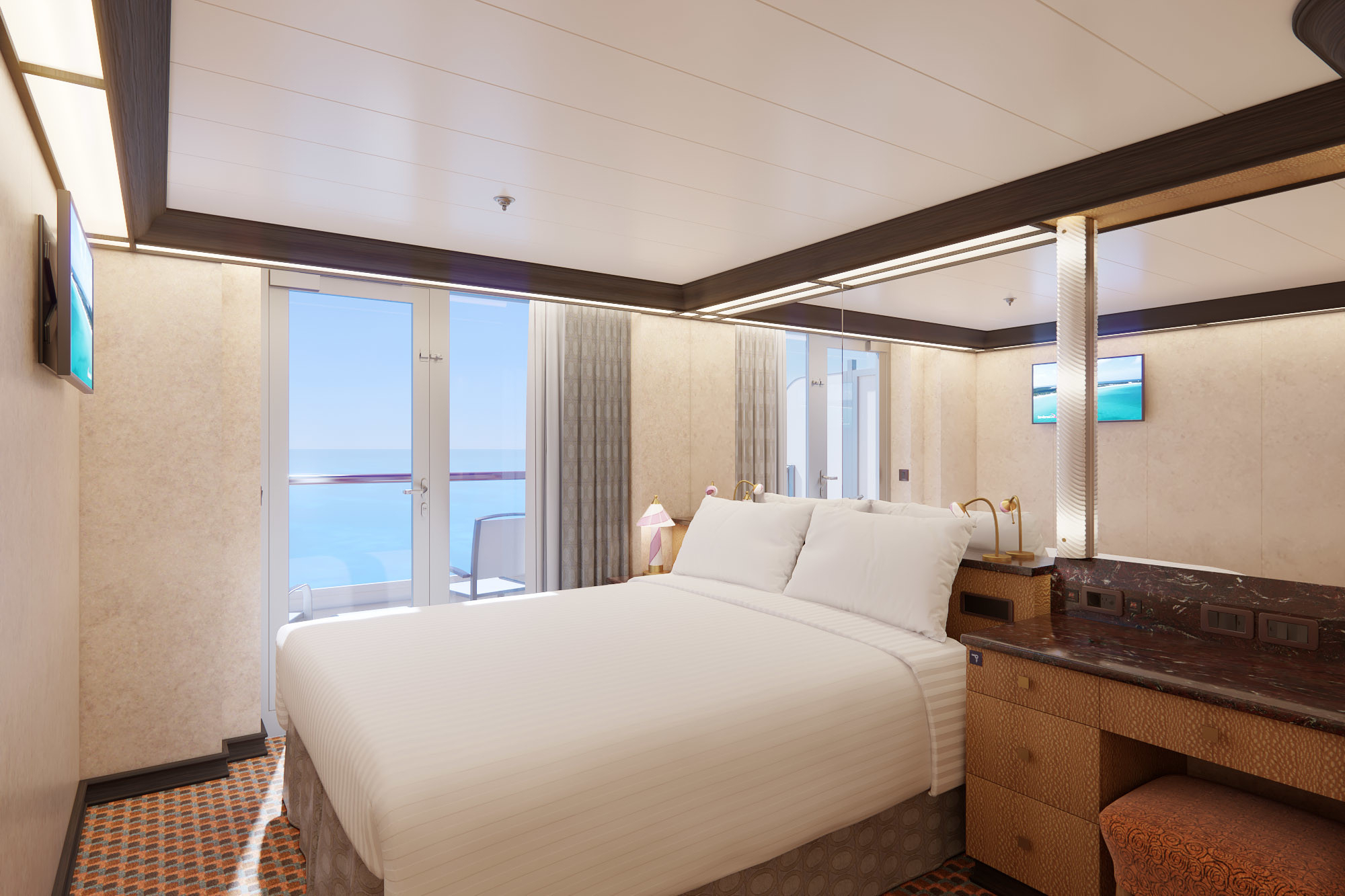 MyCruise Carnival Luminosa Kahytter Balkon 9B2